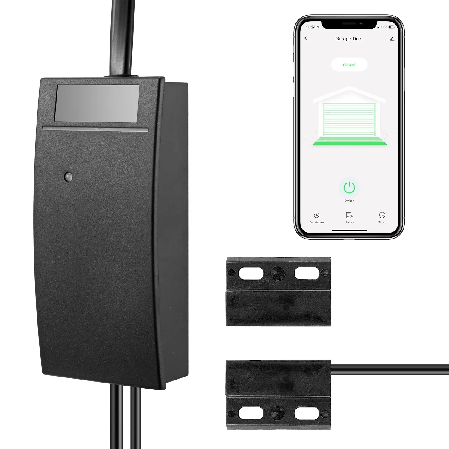 Голосовое управление, умный пульт дистанционного управления для гаражных дверей с поддержкой Wi-Fi и Alexa