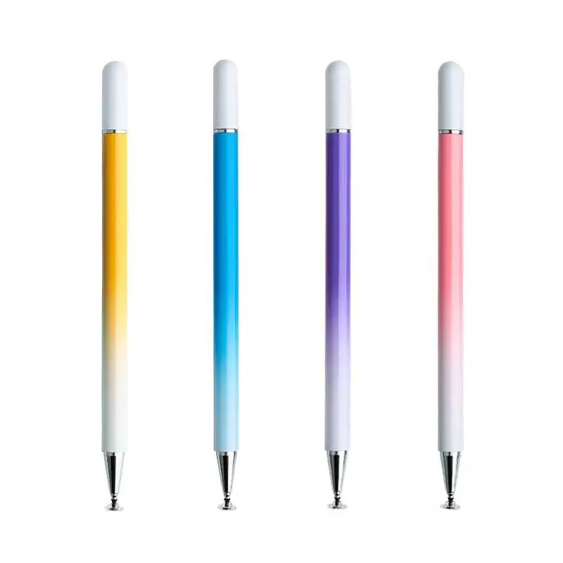 magnetic cap disc tip touch screen pen active stylus pen for Android iPad iOS