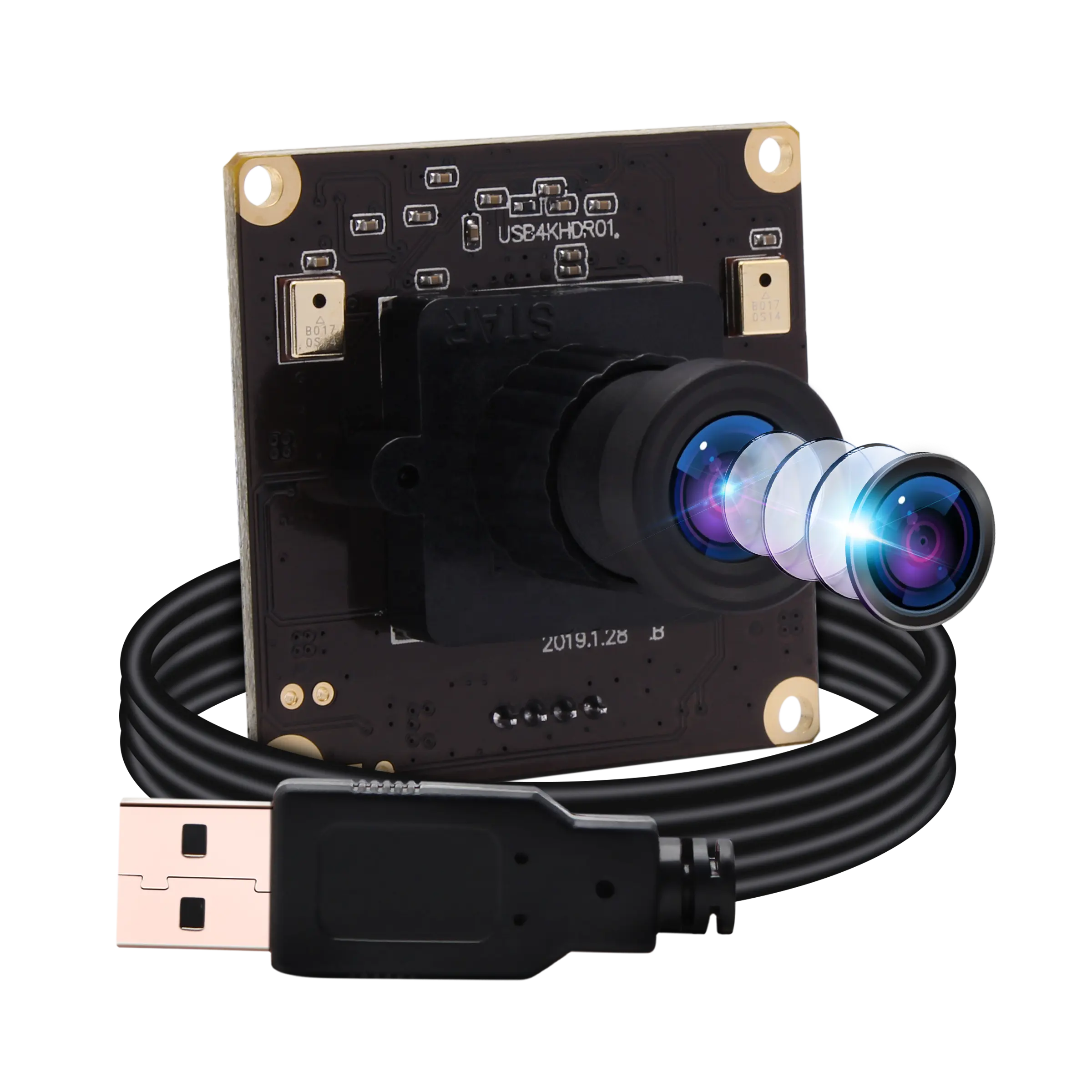 ELP 4K Camera 3.6mm Lens USB Camera With 3840x2160 HD Webcam For MAC/Windows/Linux/Raspberry Pi Web Camera