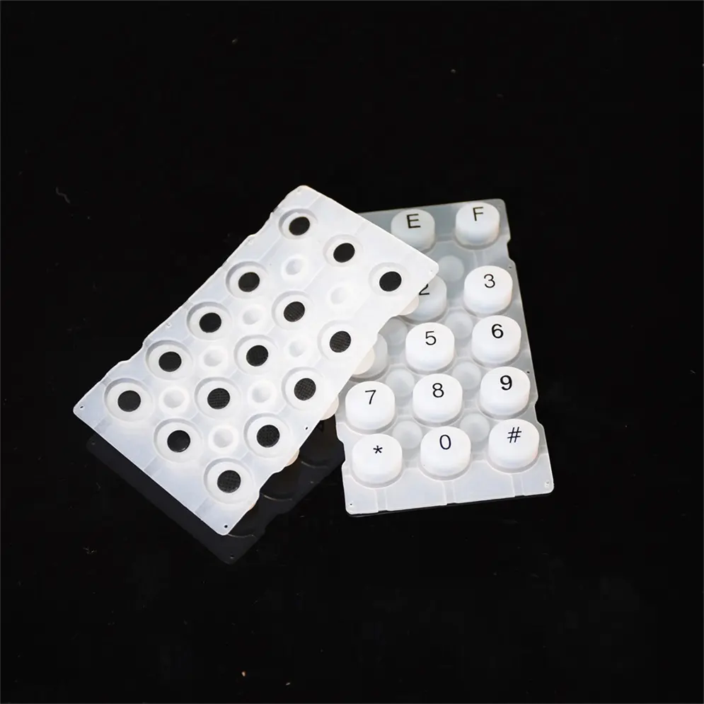 Rubber Push Button Customized Eco-friendly Silicone Rubber Push Button