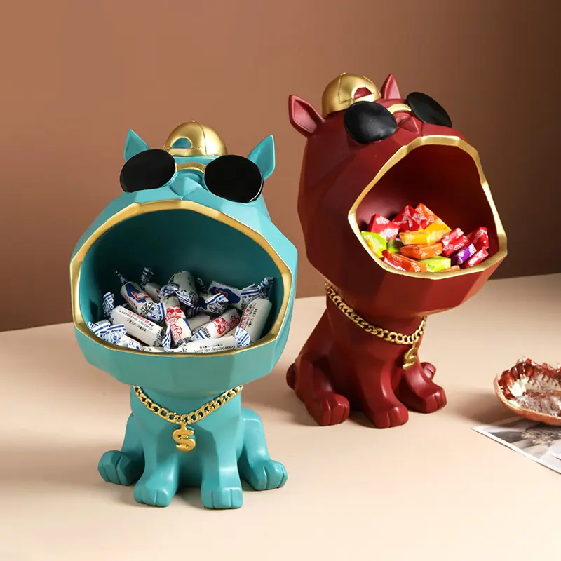 Solid color animal storage ornaments Home desktop decoration Decoration with customizable color