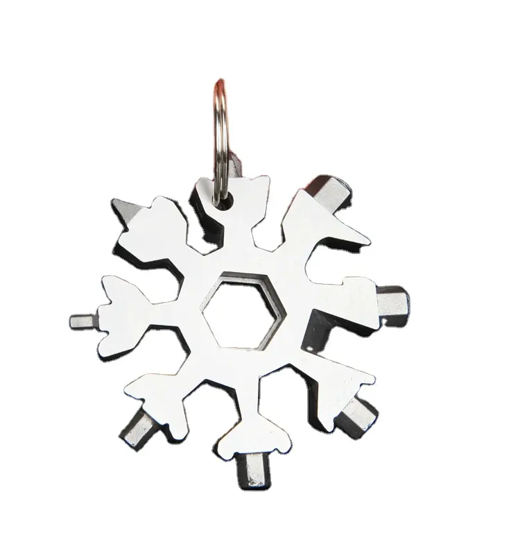 Рождественский подарок на ebay, Лидер продаж на amazon, набор многофункциональных шестигранных ключей 18 в 1, шестигранный ключ со снежинками