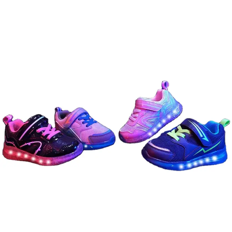 New Fashion Trend Breathable Mesh Shoes For Children Girls Boys Baby Non-Slip Running Shoes Kids Casual Sports Shoes Sneaker