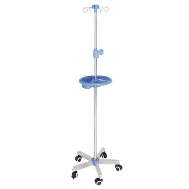 Medical hospital Adjustable 2 3 4 5 legs/Hook mobile stainless steel infusion stand/IV Pole drip stand pole with 4 5 castors