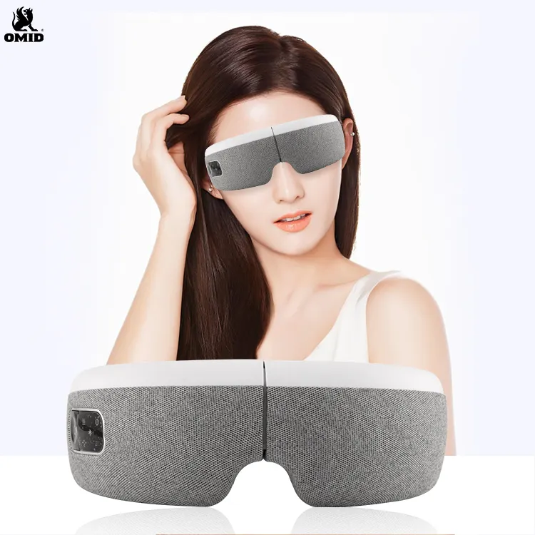 Best Wireless Smart Vibrating Beauty Eye Massagers 5 Modes Airbag Heated Portable Eye Massage Device With Cloth Design