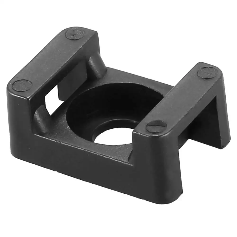 Best price plastic cable zip fastener mounting base saddle type cable tie mount