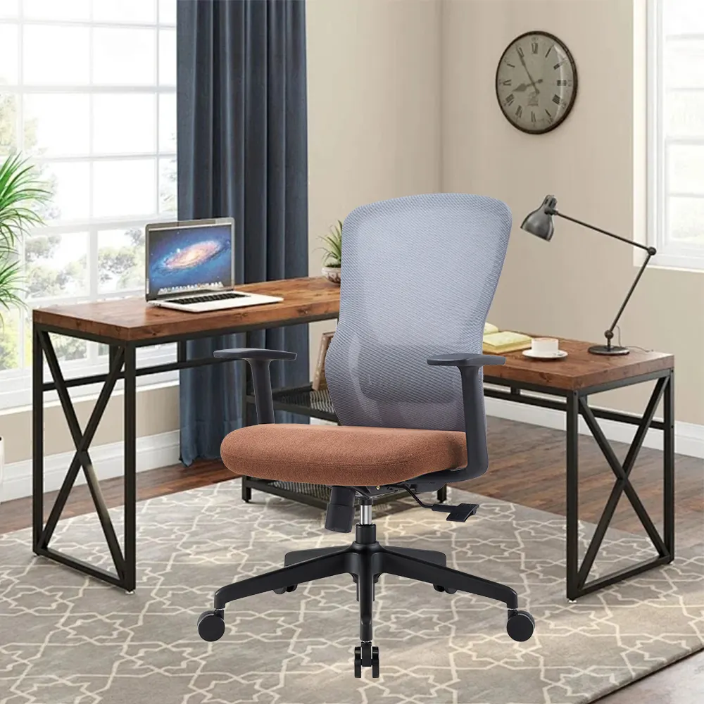 Эргономичный современный офисный стул тканевый Черный Каркас поворотный Удобный регулируемый подголовник эргономичный офисный стул сетка