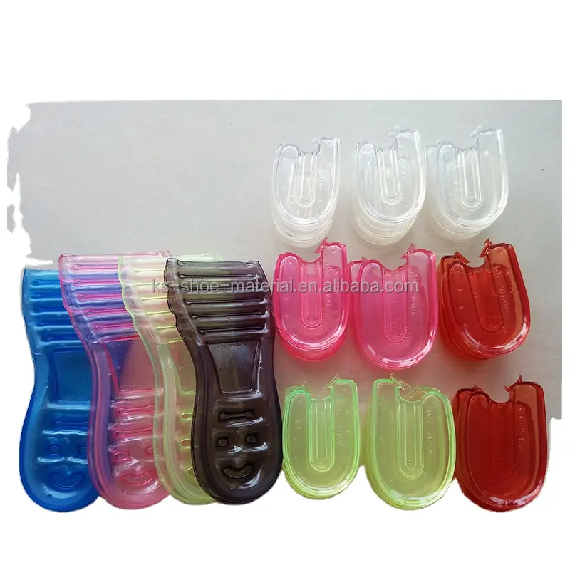 KS-9292 TPU transparent and dye colorful high elastic and soft shoe soles air cushion