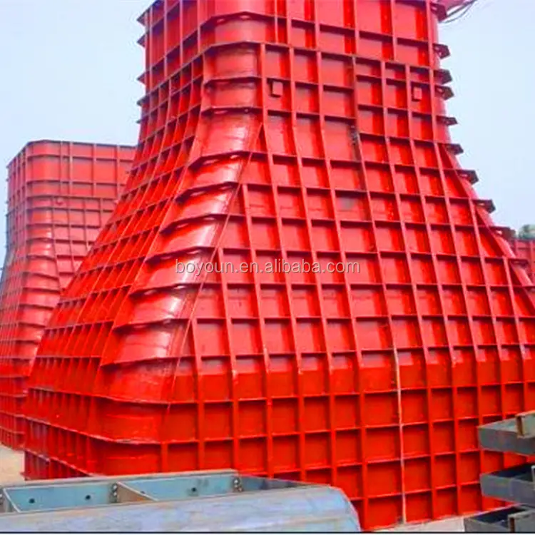 Formwork Steel Formwork Column Square Curved Shape Pier From Boyoun Factory