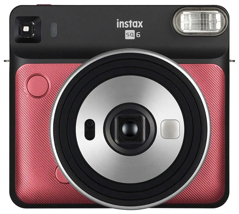 Мгновенная Камера Fujifilm instax square SQ6, мгновенная пленочная камера (рубиново-красный)-Подарок на годовщину