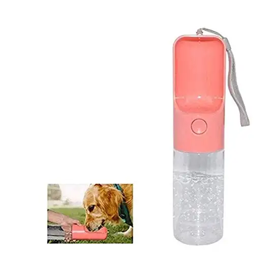Dog Water Bottle for Walking Pet Outdoor Travel Puppy Doggy Doggie Water Bowl Dispenser Kittens Drinking Kettle Feeding Cup