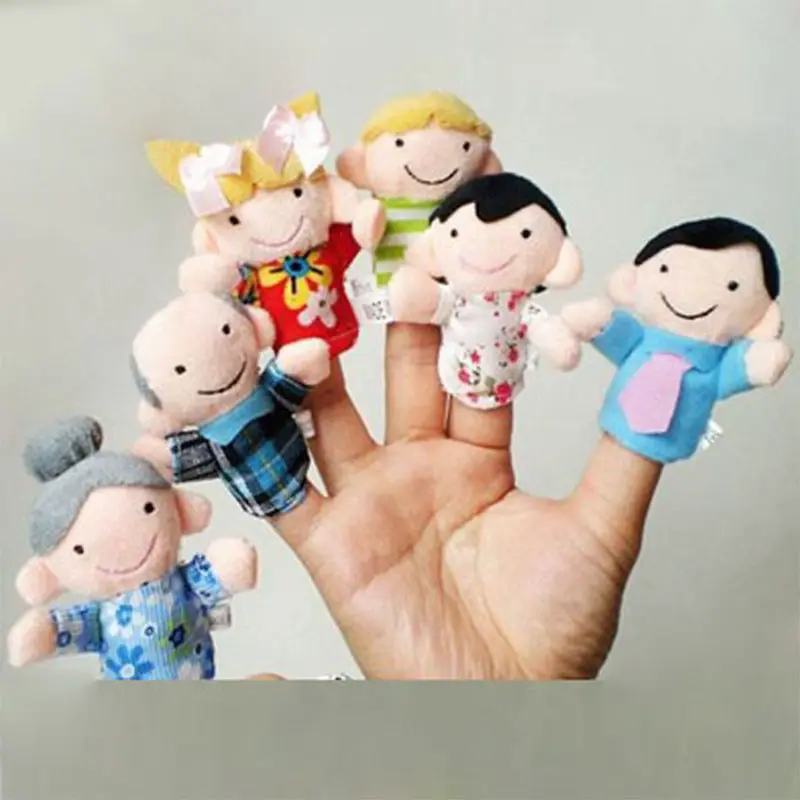 A happiness family finger puppet for wholesale