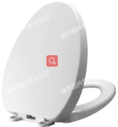 HI8221S toilet PP white U shape seat cover antibacterial adult 3d toilet seat whole sale