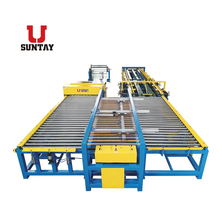 Hvac Duct Making Machine Auto Duct Production Line 5 U Shape Hvac Air Duct Making Machine For Tube Production