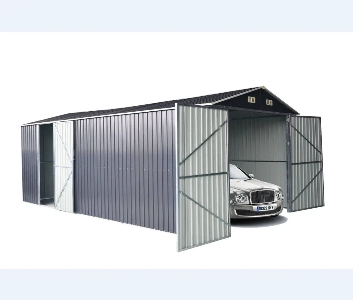 Большие размеры, металлический портативный садовый гараж для ваших автомобилей