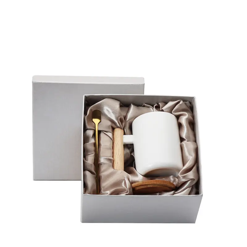 Nordic деревянной ручкой Кофе для отдыха; Подарок по любому случаю изготовленным на заказ логосом керамическая кружка, чашка для кофе