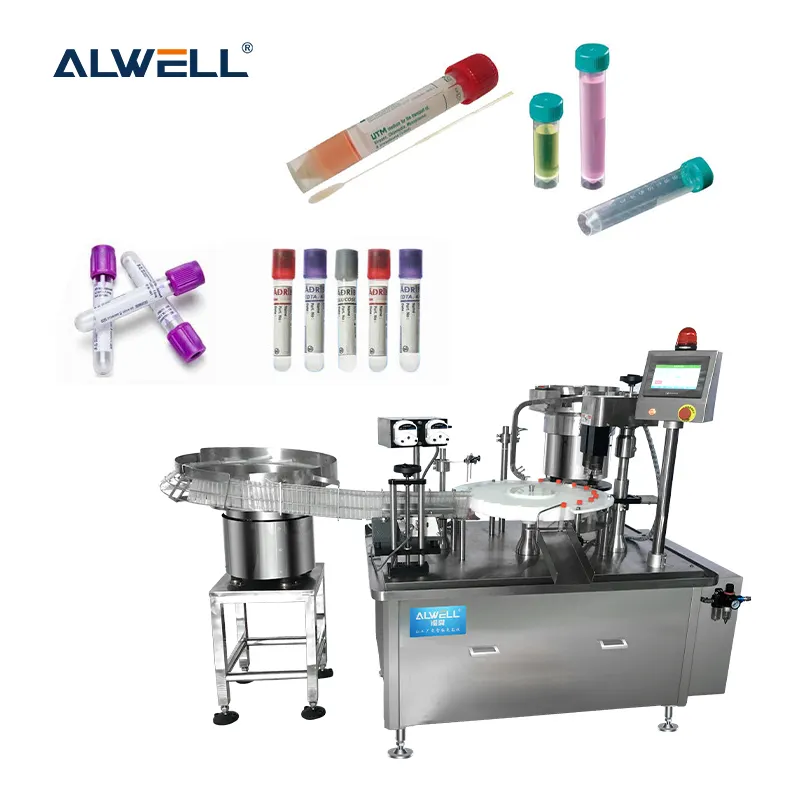 Reagent Test Tube Filling Machine and Vacuum Blood Collection Tube Manufacturing and Pharmaceutical Liquid Filling Machine