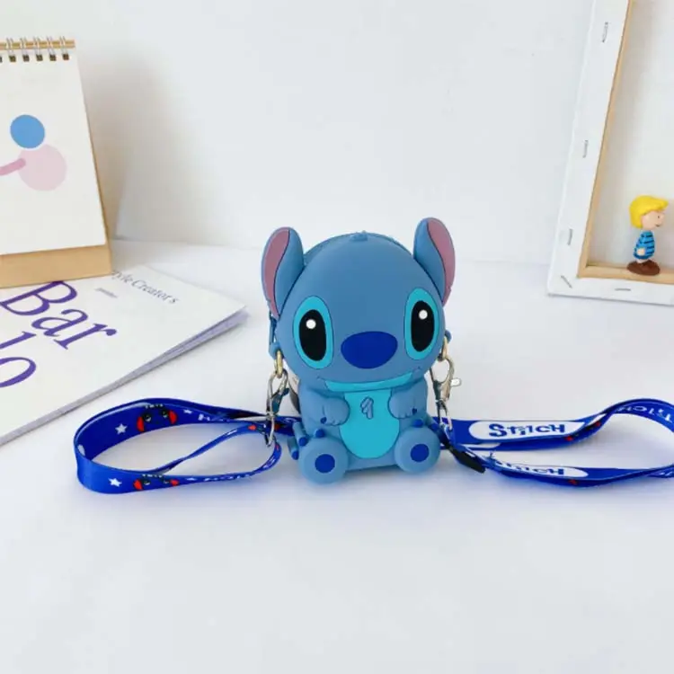 Recircle Silicon Purse Coins Bag For Children Hot Sale Perfect Zipper Cute Cartoon Silicon Bag With Adjustable String