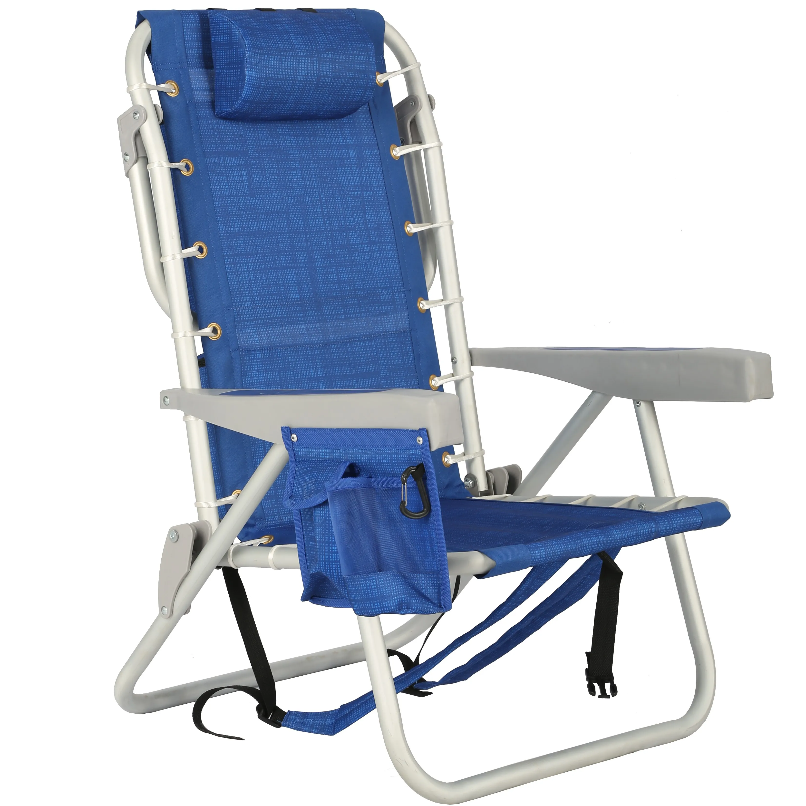 Легкий Рюкзак, портативный складной пляжный стул с изолированным охладителем и большой сумкой для хранения
