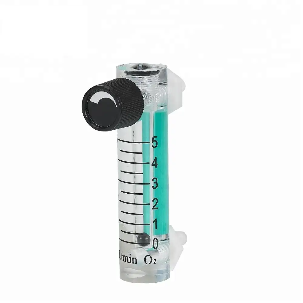 LZM-6T 02 acrylic oxygen flow meter for oxygen concentrator