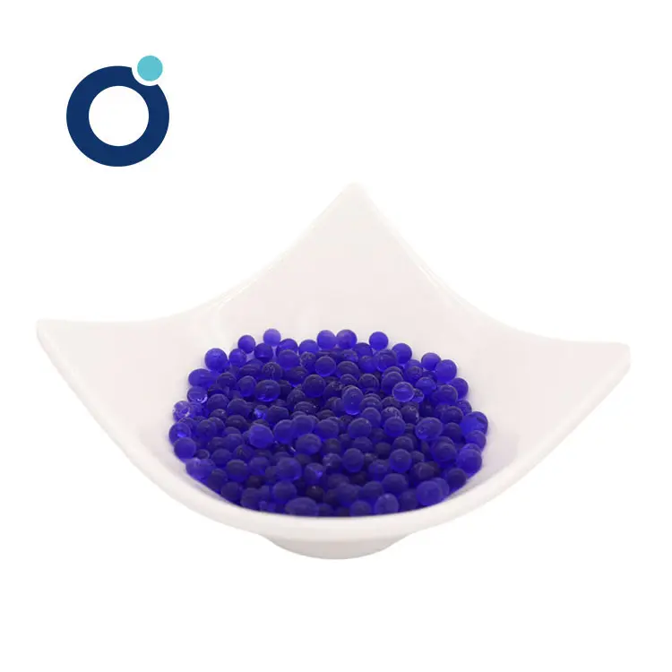 Высокой поглощающей способностью, изменение цвета Синий Силикагель Осушитель геля кремнезема голубые кристаллы бусины