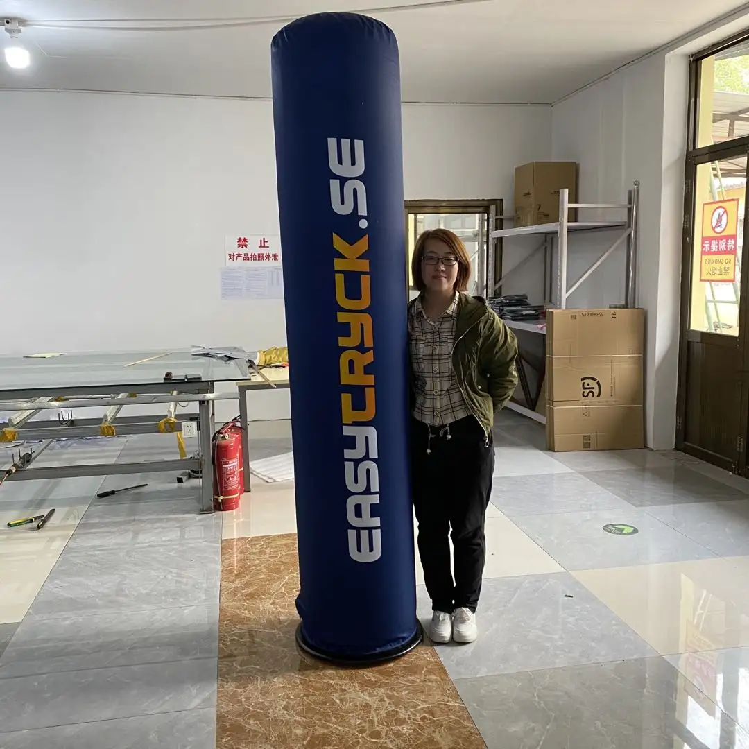 Factory Custom Advertising Led Light Inflatable Pillar Not Gas Leakage Inflatable Column For Decoration