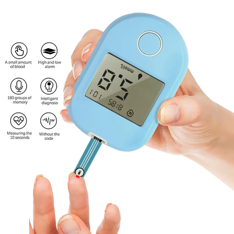 Hot Selling Portable Blood Glucose Monitor Wireless Glucometer With Cheap Price And Muti-function For Blood Glucose Meter