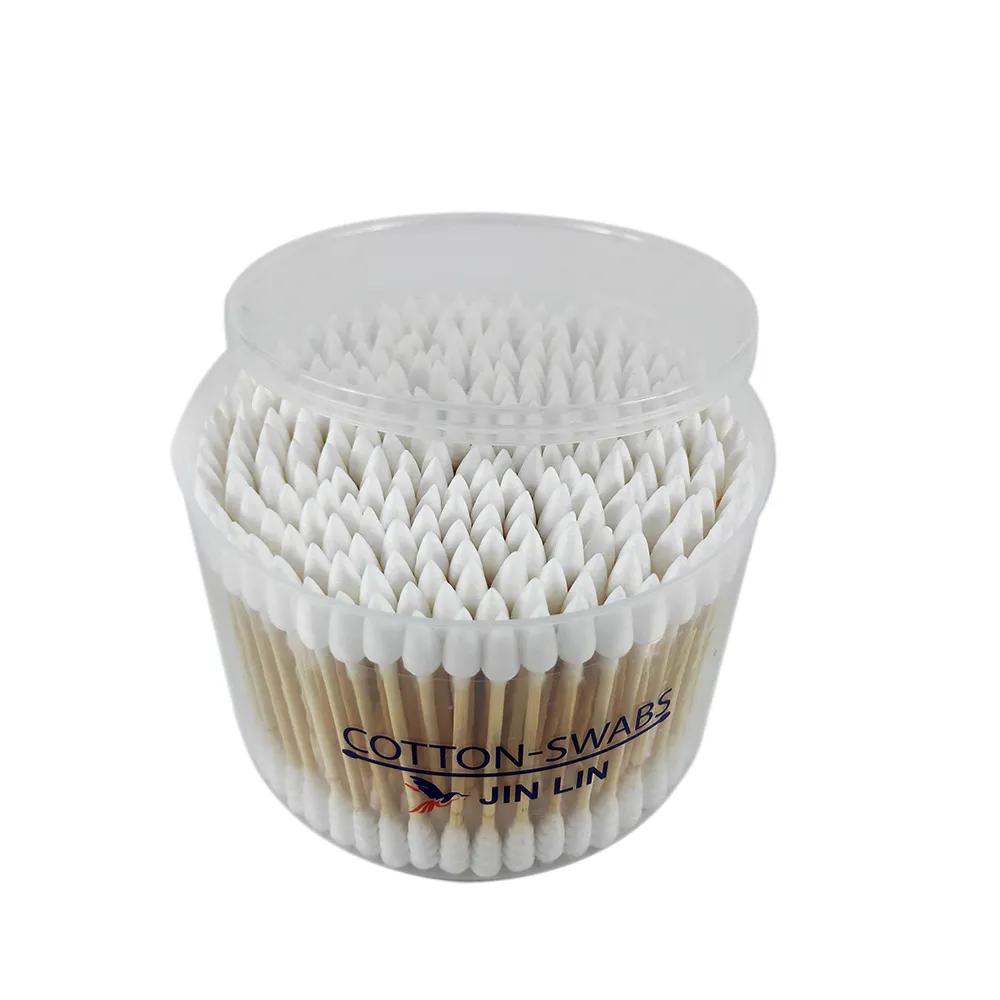 Factory Wholesale High Quality Bamboo Cotton Swab Ear Cleaning Stick Cotton Buds For Daily Use