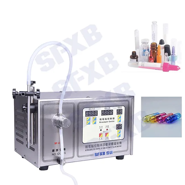 SF-2-1automatic single head bottle filling machine bottle filling machine liquid bottle filling liquid machine