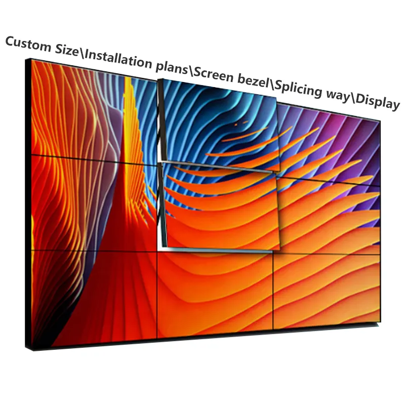 Пользовательские 3X3 м Гибкие ЖК-экраны для сращивания Hd наружные 4k светодиодные видео стены для внутреннего мероприятия