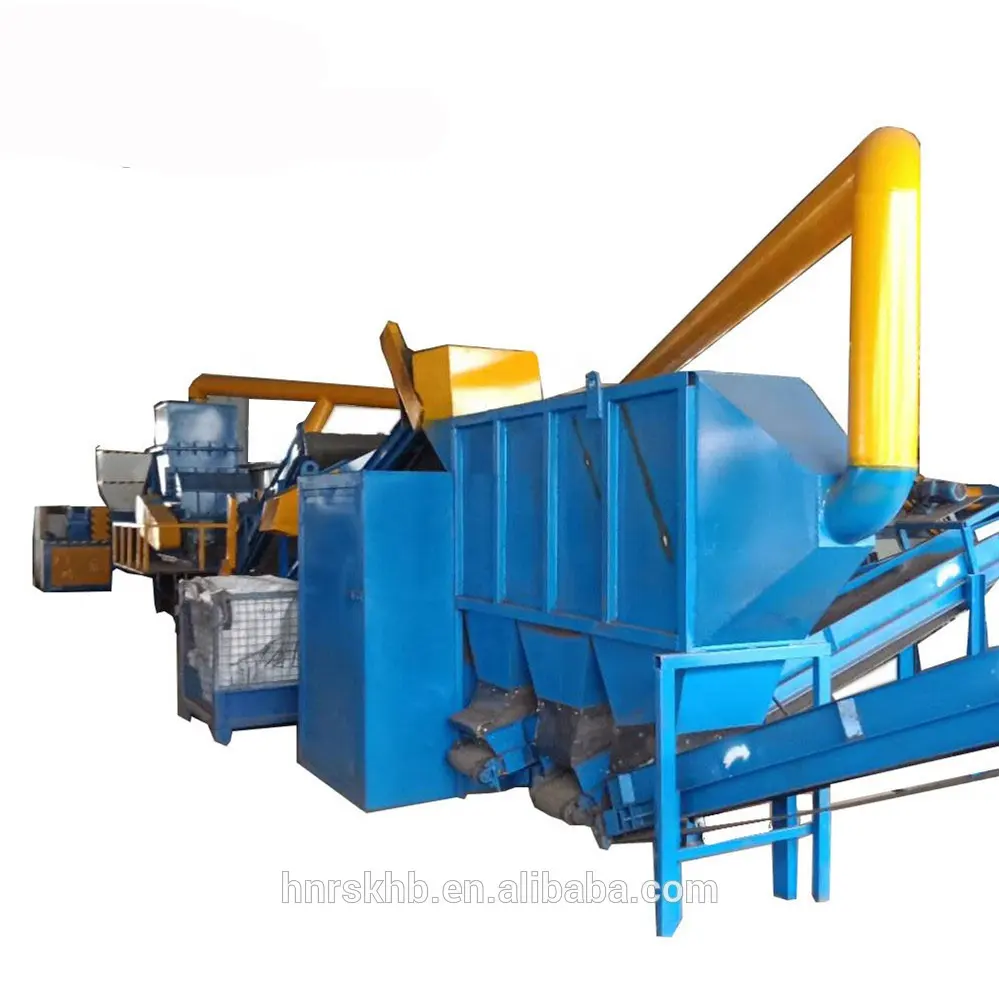 Automatic Copper Aluminum Radiator Recycling Machine Plant For Hot Sale