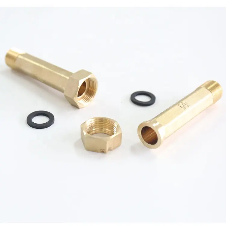 Brass water meter fittings tail pieces