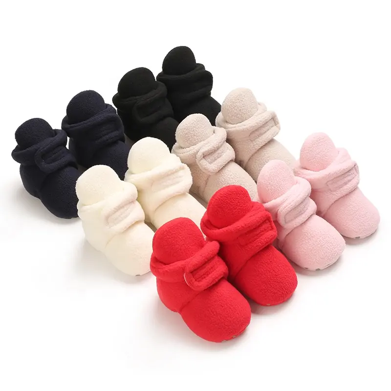 New arrival warm unisex infant winter toddler soft cotton newborn baby booties