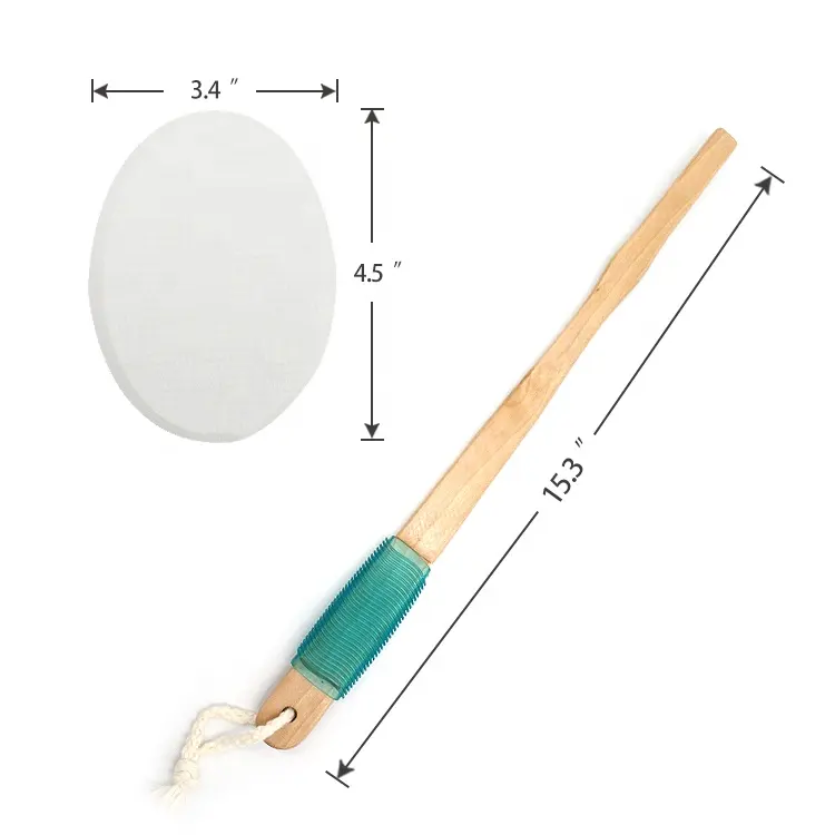 Customized Long Reach Handle Replaceable Attached Pad Lotion Applicator Body Lotion Applicator for Back