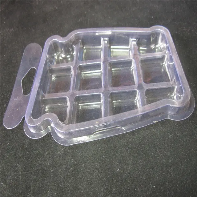 Прозрачный 12 полости пластиковые пирога воска раскладушка