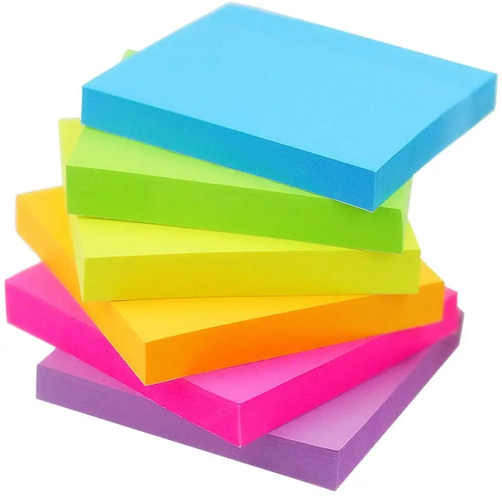 plastic sticky note colorful PET page marker adhesive sticky note Memo Pads