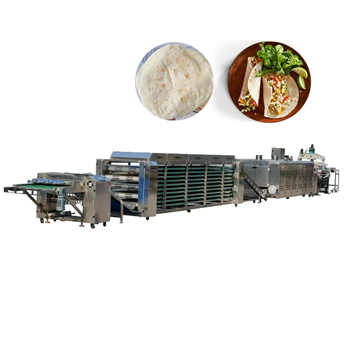 Fully Automatic Pita Bread machine Pita bread line for tortilla roti chapati making machine production line