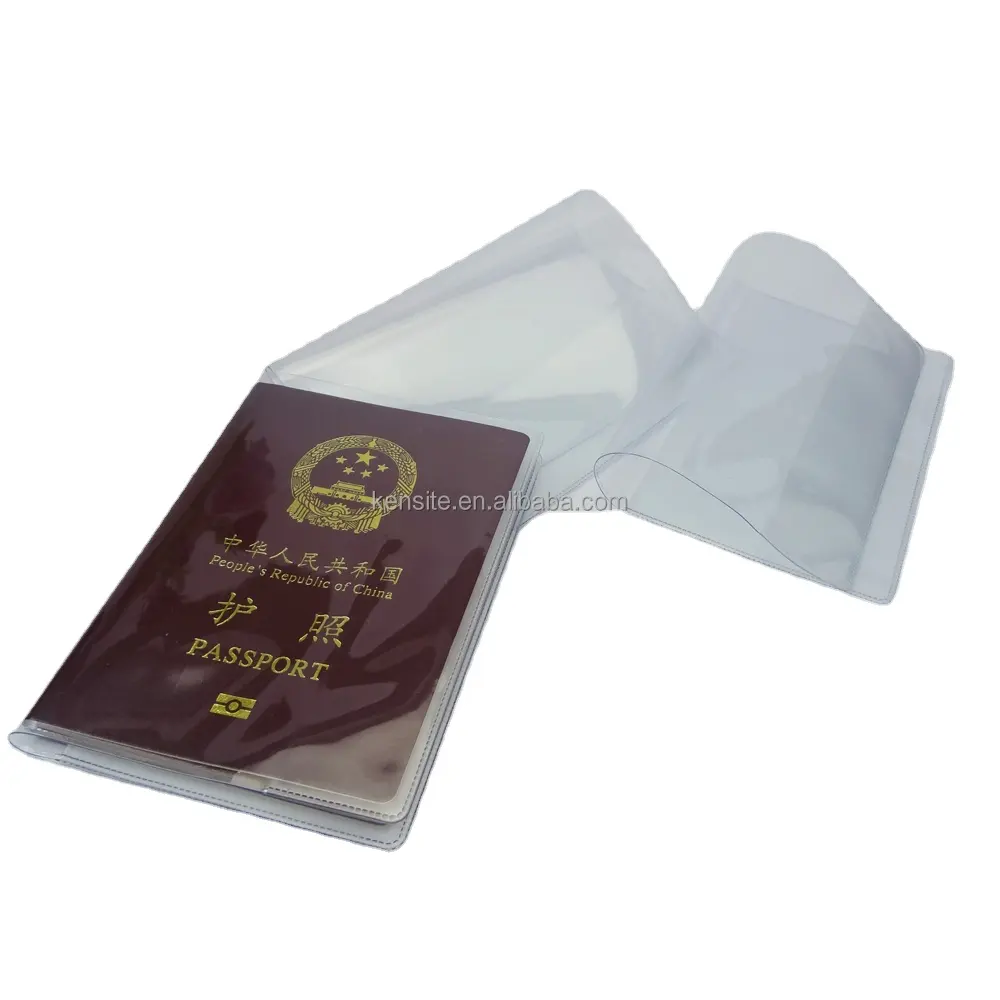 Индивидуальный дешевый пластиковый держатель для паспорта из ПВХ