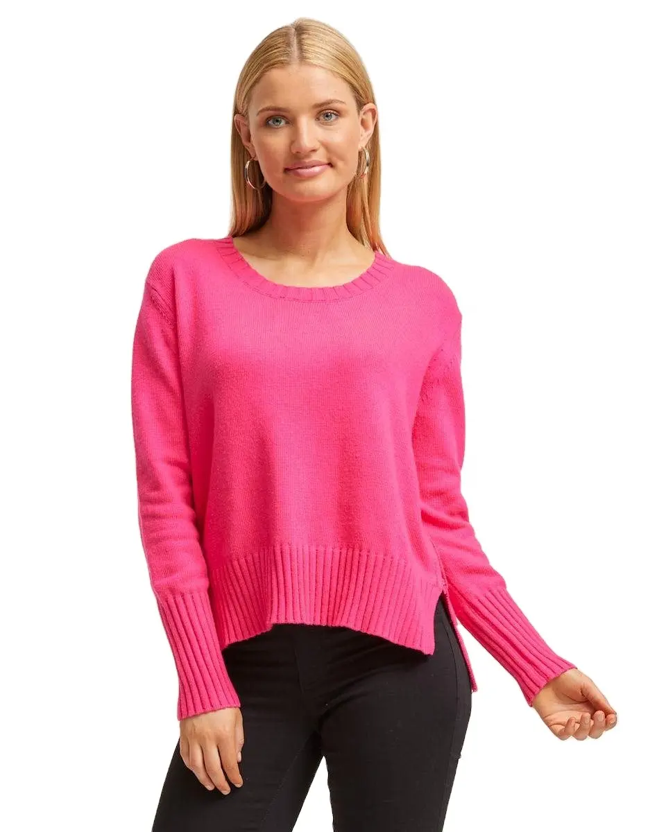 Latest Autumn Winter Women Cozy Viscose Cotton Blend Breastfeeding Knit Sweater with side zip access