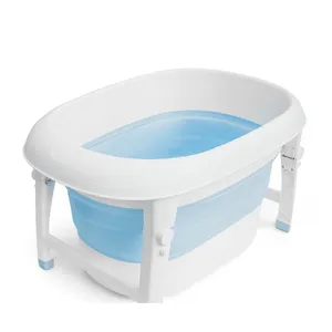 Hot Selling Good Quality Folding Baby Bathtub Set Kids Bathtub