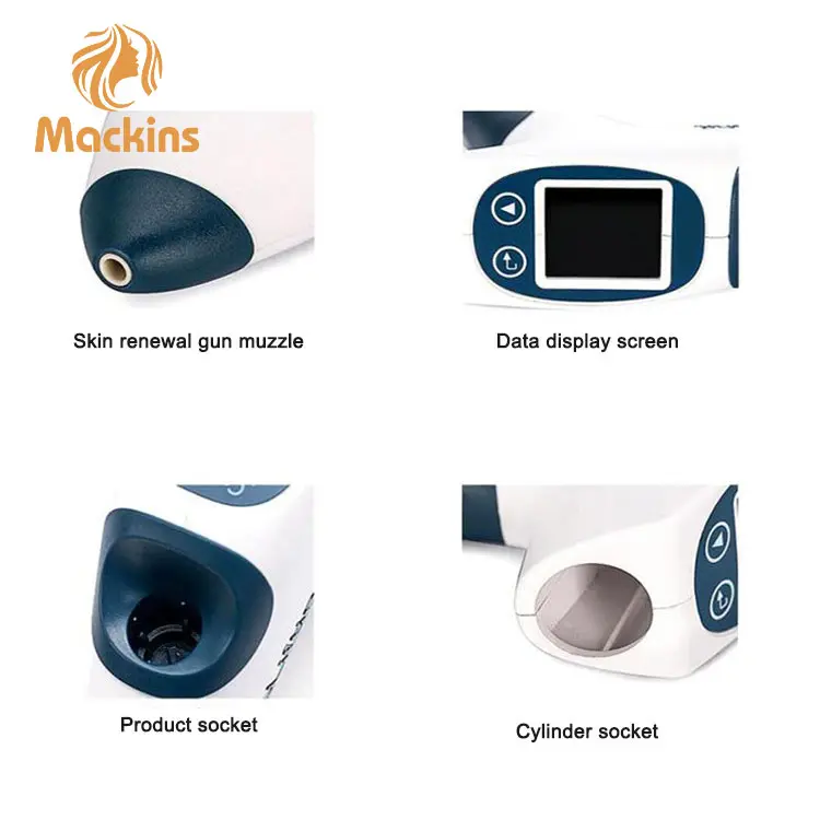 Mackins CO2 углекислотный мезопистолет для замороженной кожи с бутылкой C02