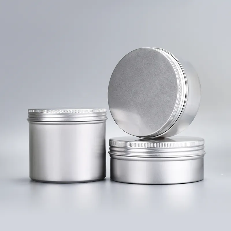 Aluminum Round Tin Containers 5g 10g 15g 20g 30g 50g 60g 80g 100g 150g 200g 250g 300g 350g 1000g Aluminum Tin Jars