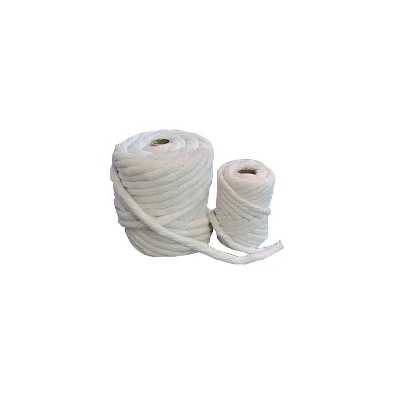 Junai Heat Resistance And Fireproof Square Braided Rope Ceramic Fiber