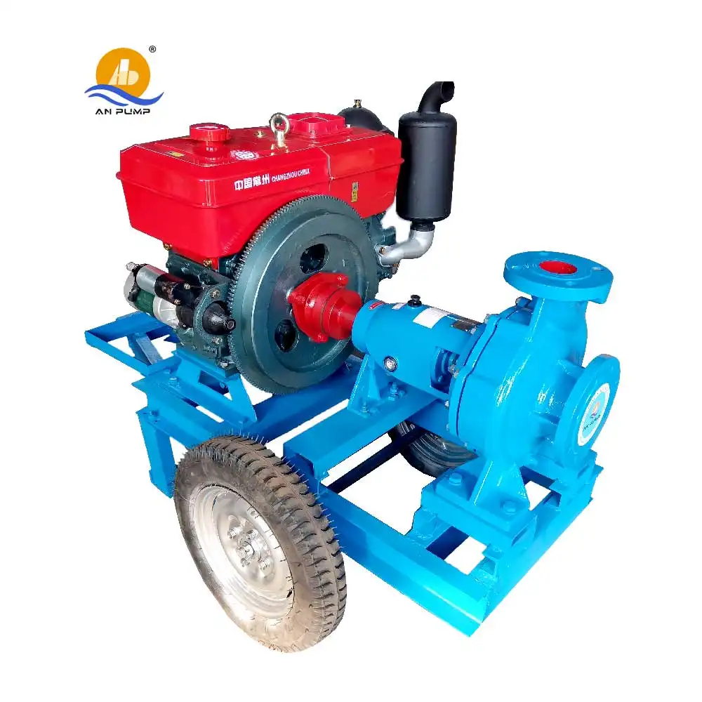 End suction Diesel water pumping set farm irrigation systems