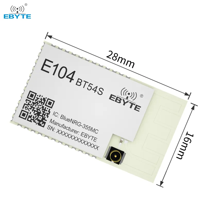 EBYTE OEM/ODM E104-BT54S Ultra small size Low power consumption Bletooth 5.1 SOC wireless module