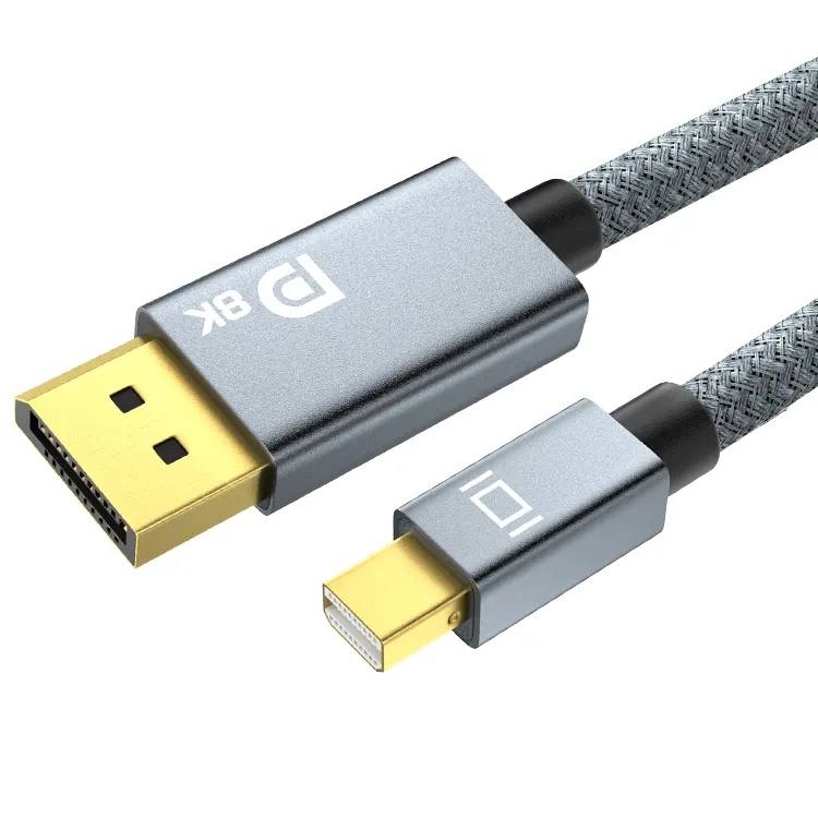 ULT-unite New Arrival 8K Mini DP to DP Cable 2m Bidirectional DisplayPort to Mini DP 1.4 Cable