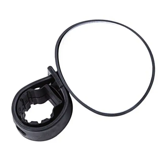 Adjustable Rotatable Handlebar Mounted Plastic Convex Mirror for Mountain Road Bike