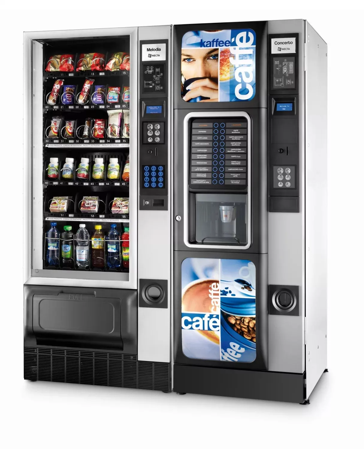 Торговый автомат с охлаждаемой комнатной температурой для напитков, свежих фруктов, салатов, кофе, экспресс-доставка