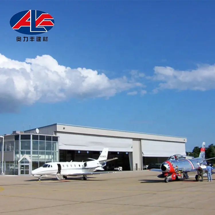 Prefabricated Steel Long Span Aircraft Warehouse Removable Directly Factory Price