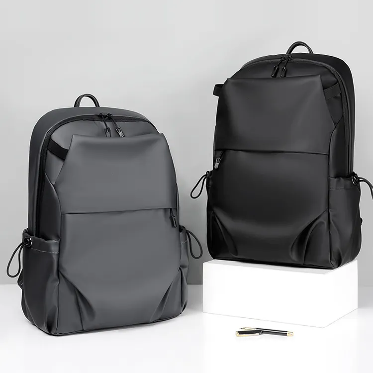 Новые гладкие стильные рюкзаки, уличная дорожная школьная сумка, модные сумки, индивидуальные водонепроницаемые мужские рюкзаки из натуральной искусственной кожи, сумка